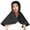 Black, variant on Hontri Sun Hats in Clearance, Ladies Sun Protection Solid Color Large Brim Neck Shawl Bucket Hat, Female Black One Size