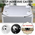 thumbnail image 4 of 4Pcs Self-Adhesive Caster Mini Swivel Wheels Universal P Wheel GX I0I4--, 4 of 8
