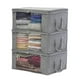 thumbnail image 5 of Saco organizador debajo de la cama 3 paquetes plegables debajo de bolsa de almacenamiento caja juguetes de ropa organizador para , edredones,, 5 of 9