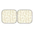thumbnail image 7 of Bingfone Funny Pigs Windshield Sun Shade 2-Piece Foldable Car Front Window Sunshade for Most Sedans SUV Truck - Large, 7 of 7