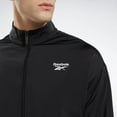 thumbnail image 5 of Reebok Mens Track Jacket Coat Small Black Solid, 5 of 9