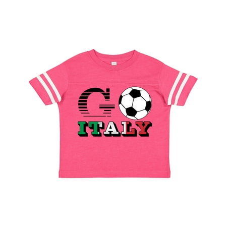 

Inktastic Go Italy- Soccer Football Gift Toddler Boy or Toddler Girl T-Shirt