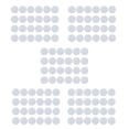 thumbnail image 1 of 120X Regular Mouth Lids for Mason Jar Lids Plastic Storage Caps for Mason Canning Jars and More, Standard, Dia 70mm, 1 of 10