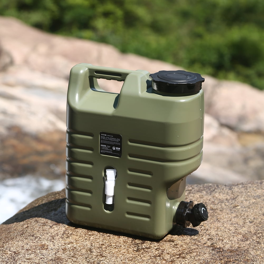 3.2 Gallon Water Containers with Spigot, BPA Free Water Jug, Water Tank, Multifunction Water Storage Containers for Camping Outdoor Hiking,Emergency Stroage
