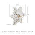 thumbnail image 2 of VHC Brands Distressed White Wooden Snowflake 5.75x5.75x1, 2 of 4