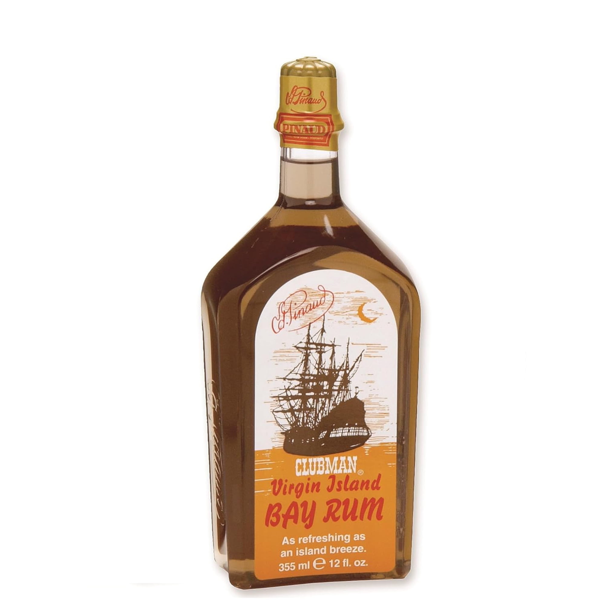 Club Pinaud Virgin Island Bay Rum After Shave for Men, Classic After Shave Lotion and Cologne, 12 Oz
