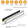 thumbnail image 5 of LED Closet Light Motion Activated, Cordless Under Cabinet Motion Sensor Light, Wireless Stick-on Anywhere Battery Operated 10 LED Motion Sensor Night Light for Closet Hallway Stairway, 3 Pack, 5 of 8