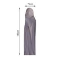 thumbnail image 7 of Women Chiffon Hijab With Base Ball Cap Summer Sports Cap with Chiffon HIjabs Ready To Wear Instant Chiffon Sport HIjabs - Fabric Sunshade Hat Scarf Connection Set, 7 of 7