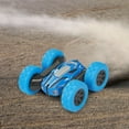thumbnail image 2 of SIYTUAU 24Ghz Remote Control Stunt Rc Car 360° Rotation Off Road Vehicle Toy Double Sided Design Dark Blue Color Kids Electric Car Plastic Material Standard Size Dark Blue, 2 of 6
