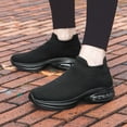thumbnail image 3 of BNRSHOE Womens Sock Walking Shoes Slip On Lightweight Comfort Casual Running Sneakers Black, 3 of 8