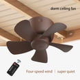 thumbnail image 3 of Kearding Ventilador de techo con Control remoto, temporizador recargable, 4000mAh, ventiladores domésticos portátiles ajustables, accesorios de Electrodomésticos Kearding HA063796-00B, 3 of 6