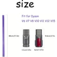 thumbnail image 2 of LinamHoz Dryer Vent Cleaning Kit, 31.5 Inch Dryer Vent Cleaner Lint Vacuum Attachment Stretch Universal Connector Lint Remover,（Purple）, 2 of 7