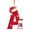 A, variant on Anhility Initials Christmas Ornaments for Tree 2D Acrylic Personalized Snowman Decorative Monogram Pendants with Santa Hat 26 Letters Christmas Hanging Decorations for DIY Crafts Xmas Home Decor, K