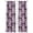 Purple, variant on Blue Floral Sheer Curtains 72 Inch Length 2 Panels Set Window Treatments, Abstract Watercolor Flower Leaf Plant Rod Pocket Semi Curtains for Living Room/Bedroom/Kitchen Décor, 104"W x 72"L