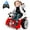 Red, variant on Joyracer 24V Bumper Cars with Remote, 2*100W Electric Ride on Toys for Big Kids, 360° Spin, EVA Wheels, Blue