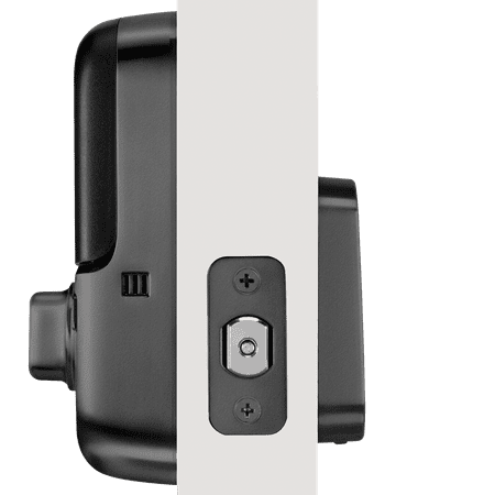 Yale - Assure Replacement Deadbolt with Touch Screen/Key Access - Black Suede