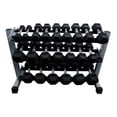 thumbnail image 1 of Rack Con 15 Pares De Mancuernas Gym 3 A 60lb Pesas Gimnasio PARDELE RACK 15 PARES DE MANCUERNAS, 1 of 8