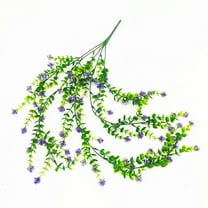 CuiLiyq Vine Plant Fake Ferns Plants, Large Faux Artificial Hanging Plants, Artificial Hanging Plant Greenery Vine for Outdoor Plants Decor (Blue)