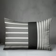 thumbnail image 3 of Creative Products Farmhouse Stripes Gray 14 x 20 Indoor / Outdoor Pillow, 3 of 3