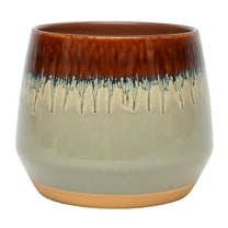 Better Homes & Gardens 8 Inch Ceramic Alan Planter with Beautiful Gradient Glaze