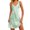 YY#-Mint Green 004, variant on Cover Ups for Swimwear Women Basic Sundresses V Neck Sleeveless Western Party Dresses Loose Vacation Outfits with Porket Floral