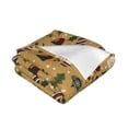 thumbnail image 3 of XMXT Throw Blanket, Christmas Decoration Print Machine Washable Blankets for Sofa, 80 x 60 inches, 3 of 9