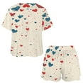 thumbnail image 3 of 4th of July 2 Pack Women’s Pajama Set Print Sleepwear And Shorts Y2k Loungewear Sets S-5XL, 3 of 7