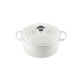 thumbnail image 1 of Horno holandés Le Creuset de hierro fundido esmaltado, 4,5 L, blanco, 1 of 6
