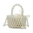 thumbnail image 4 of Bolso de cuentas para mujer,bolso de verano para mujer,bolso de moda,bolso hecho a mano,bolsa con correa para el hombro desmontable,bolso,bolso de cubo creativo,bolso de, 4 of 8