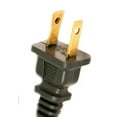 thumbnail image 2 of Royal Designs, Inc. Lamp Cord Molded Plug with On/Off Switch, Stripped Ends Ready for Wiring, 8 ft long, Black, SPT-1 UL Listed, 2 of 4