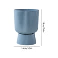 thumbnail image 3 of High Footed Resin Flower Pot,Imitation Ceramic Planter,Living Room Decor,Desktop Plant Pot,Modern Home Decor,Small Green Plant Container,Decorative Planter,Office Table Ornament, 3 of 6