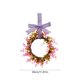 thumbnail image 3 of Anillo De Plástico Corona floral artificial de primavera de 30 cm para puerta, pared, interior y exterior, decoración navideña (1 unidad) JASKFLY, 3 of 9