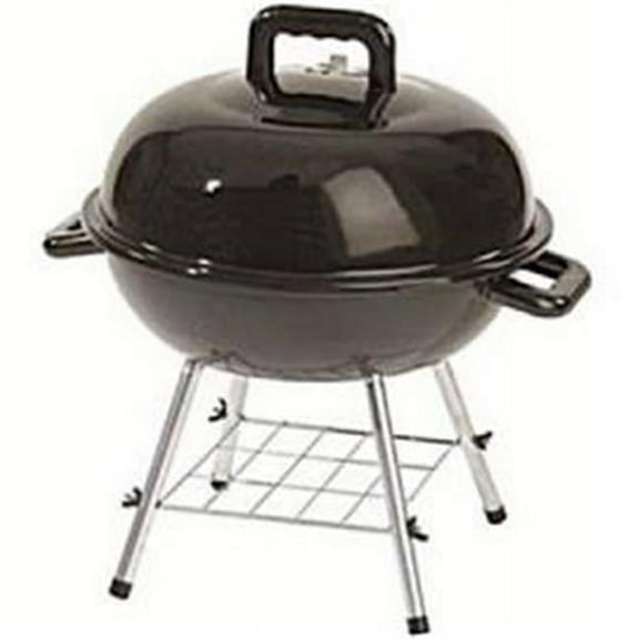 Rankam 14” Charcoal Kettle Grill, Galvanized Steel Ash Catcher