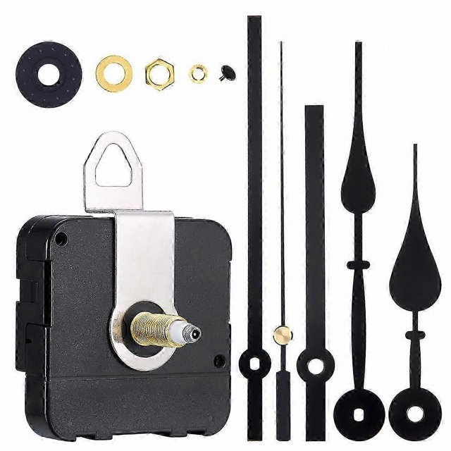 DIY Clock Movement Kit with Long Shaft for Repair and Crafting Projects