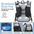 thumbnail image 3 of Mochila de hidratación ligera, mochila para correr con depósito de agua de 2 l, mochila Hydro Water Daypack para ciclismo, senderismo, Rave para hombres y mujeres, 3 of 5