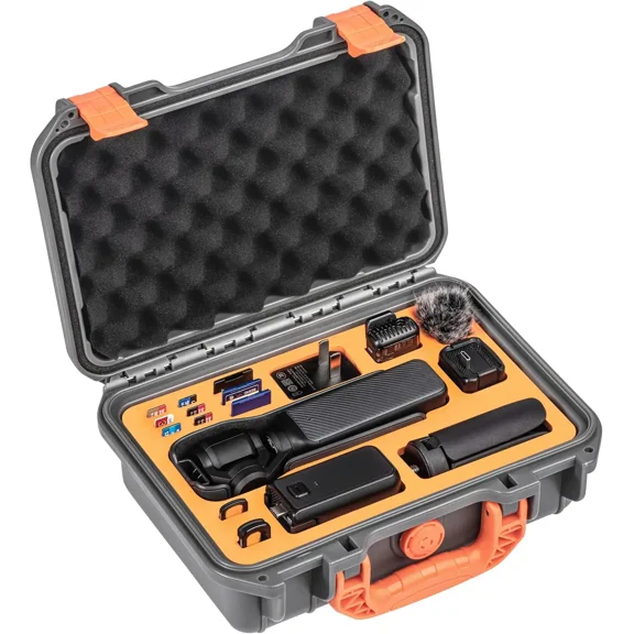 STARTRC OSMO Pocket 3 Hard Case Multifunctional Portable Waterproof Hard Case for DJI Pocket 3 Creator Combo Camera Accessories, Black, Suitcase, Black, Suitcase