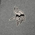 thumbnail image 4 of Men's Antigua Heather Black Minnesota Vikings Effortless Full-Zip Hoodie Jacket, 4 of 4