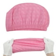 thumbnail image 5 of Unique Bargains 1 Pc Breathable Cube Pattern Swimming Cap Rose Red, 5 of 6