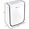thumbnail image 5 of AirDoctor AD2000 Air Purifier for Small & Medium Rooms, Covers 305 Square Feet, with UltraHEPA + Carbon/VOC Filters, White, 5 of 9