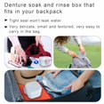 thumbnail image 6 of Upgraded Leak Proof Denture Bath Cup with Strainer & Storage Compartment | Portable Soaking Case for Dentures, Braces and Travel Retainers, 6 of 8