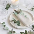 thumbnail image 3 of Cloth Napkins Set of 8 - 20x20 Inches, Eucalyptus Leaves Washable Reusable Table Napkins, Sage Green Summer Botanical Weeping Rustic Soft & Absortbent Dining Napkin for Party Wedding Hotel Restaurant, 3 of 8