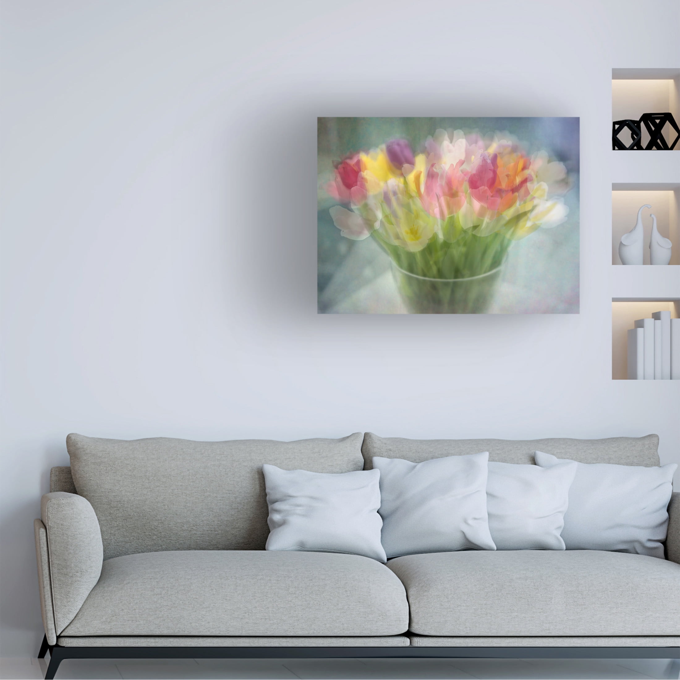 Trademark Fine Art Katarina Holmstrom Tulips Canvas Wall Art