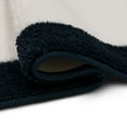 thumbnail image 4 of Mohawk Counterpoint Bath Mat Soft Absorbent Quick Dry Machine Washable Non-Slip Bathroom Mat, Indigo/White, 20" x 34", 4 of 8