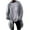 Gray Tops for Men, variant on IYTR Men's Long Sleeve Solid Color Shawl Collar Open Front Chunky Knitted Long Cardigan Sweaters with Pockets Outwear Black XL