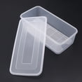 thumbnail image 2 of Transparent Crisper Simple Fruit Vegetables Storage Crisper for Home Store Restaurant (Medium Size With Drainer Piece), 2 of 6