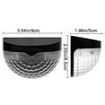 thumbnail image 2 of Solar Fence Post Lights Wall Mount Decorative Deck Lighting, 2 of 5