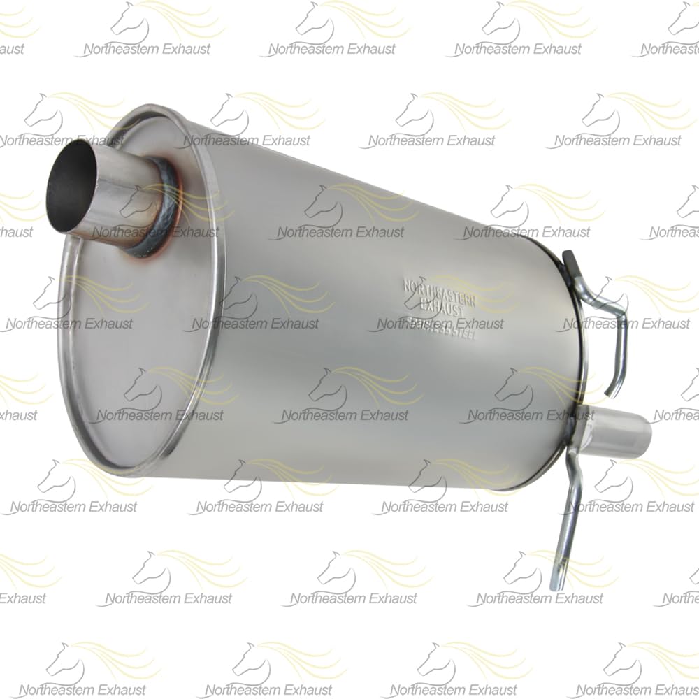 Northeastern Exhaust | Stainless Steel Rear Muffler Fits 2006–2011 Chevrolet HHR 2.4L Wagon Direct-Fit Replacement