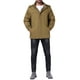 thumbnail image 2 of INSPIRE CHIC Chaqueta de trabajo con capucha forrada de felpa gruesa para hombre, cálida de invierno, M, caqui, 2 of 6