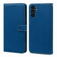 thumbnail image 2 of Allytech Wallet Case for Samsung Galaxy A13 5G, Luxury Litchi Synthetic Leather Flip Protective Cases Cover with Card Holder Detachable Wrist Strap Kickstand, Darkblue, 2 of 7