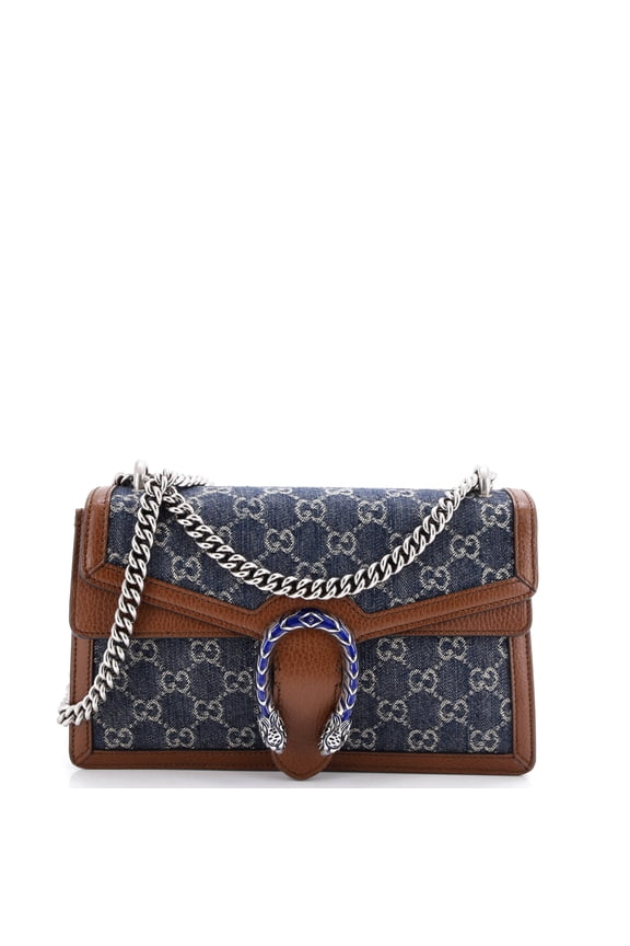 Pre-Owned Dionysus Bag GG Denim Small By Rebag